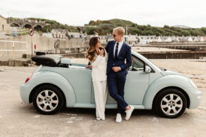 Mariage intime en bord de mer écossais de Sammy et Jack