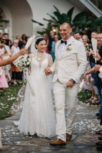 Mariage intime et tropical de Kristal et Trevor à Palm Cove