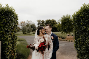Mariage romantique à la campagne de la côte sud