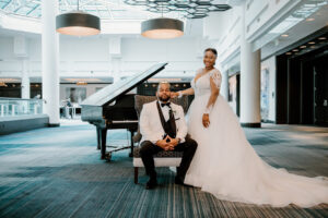 Mariage tropical élégant à Baltimore, Maryland