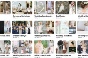 Mariages et Pinterest - Comment éviter la surcharge d'inspiration