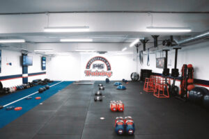 The gym at F45 Glasgow Central