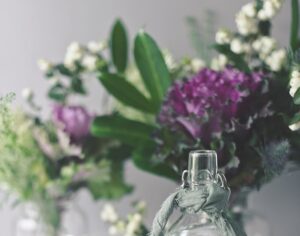 Numéros de table de mariage de bouteille en verre dépoli bricolage