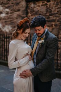 Where to find maternity wedding dresses // www.onefabday.com