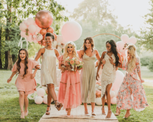 valentine theme bridal shower