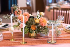 Palettes de couleurs de mariage d'automne alternatives