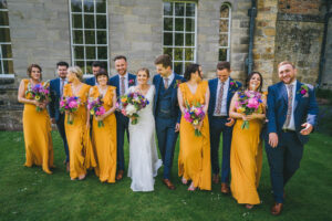 Yellow Pink Wedding Amy Jordison Photography