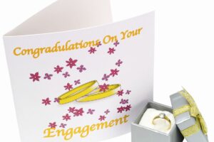 Quoi écrire sur une carte de fiançailles