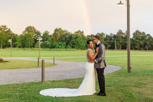 Rainbow Photo Op L'un des nombreux faits saillants du mariage au Mississippi