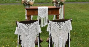 Remplacez votre décor de mariage par cette nouvelle idée - Macramé