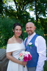 Renouvellement des vœux de mariage de Joanne et Daniel dans le pavillon des dames