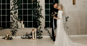 Bride In Celebrity Wedding Dress Called Aston By Sottero And Midgley