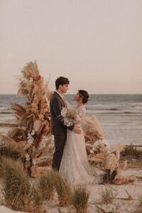 Dominique and Nelson's Garden Oasis Wedding in Arizona with Celestial Accents by Suzy Goodrick Photography