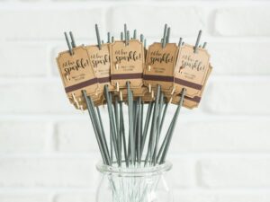 wedding sparkler signs accessories