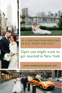 Signes que vous pourriez vouloir vous marier à New York