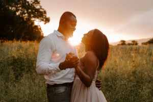 Sunset Engagement Session à Kleine Reijk, Afrique du Sud