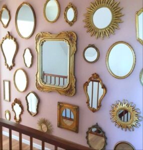 Tendance actuelle : les murs de la galerie de miroirs pour faire briller votre espace événementiel - Le blog du mariage : des idées uniques