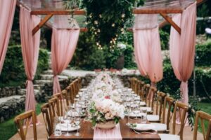 Tendances de réception de mariage 2022