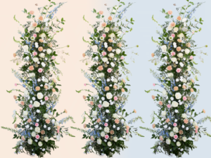 DIY Floral Pillar Tutorial from Bloom Culture Flowers