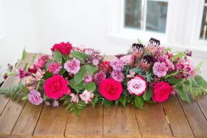 DIY Floral Table Runner Bloom Culture Flowers