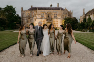 Un mariage Somerset à Brympton House pour Kirsten, portant Odeline par Marie Laporte |  J'aime ma robe®