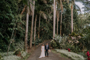 Costa Rican Botanical Garden Wedding Surprise Concert