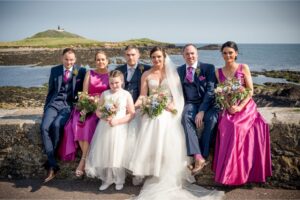 Un mariage « simple élégance » avec orchidée, rose et bleu