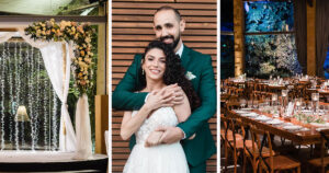 Une mariée Arava Polak pour un joyeux mariage juif à LUCA, Israël - Smashing the Glass