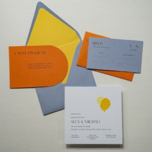 Utiliser le jaune dans votre papeterie de mariage et au-delà !