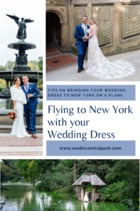 Voler à New York avec votre robe de mariée
